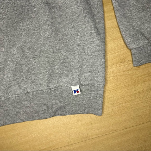 Vintage 90s Oklahoma RedHawks Sweatshirt Men's 2XL Graphic Crew Neck Gray - Picture 2 of 7